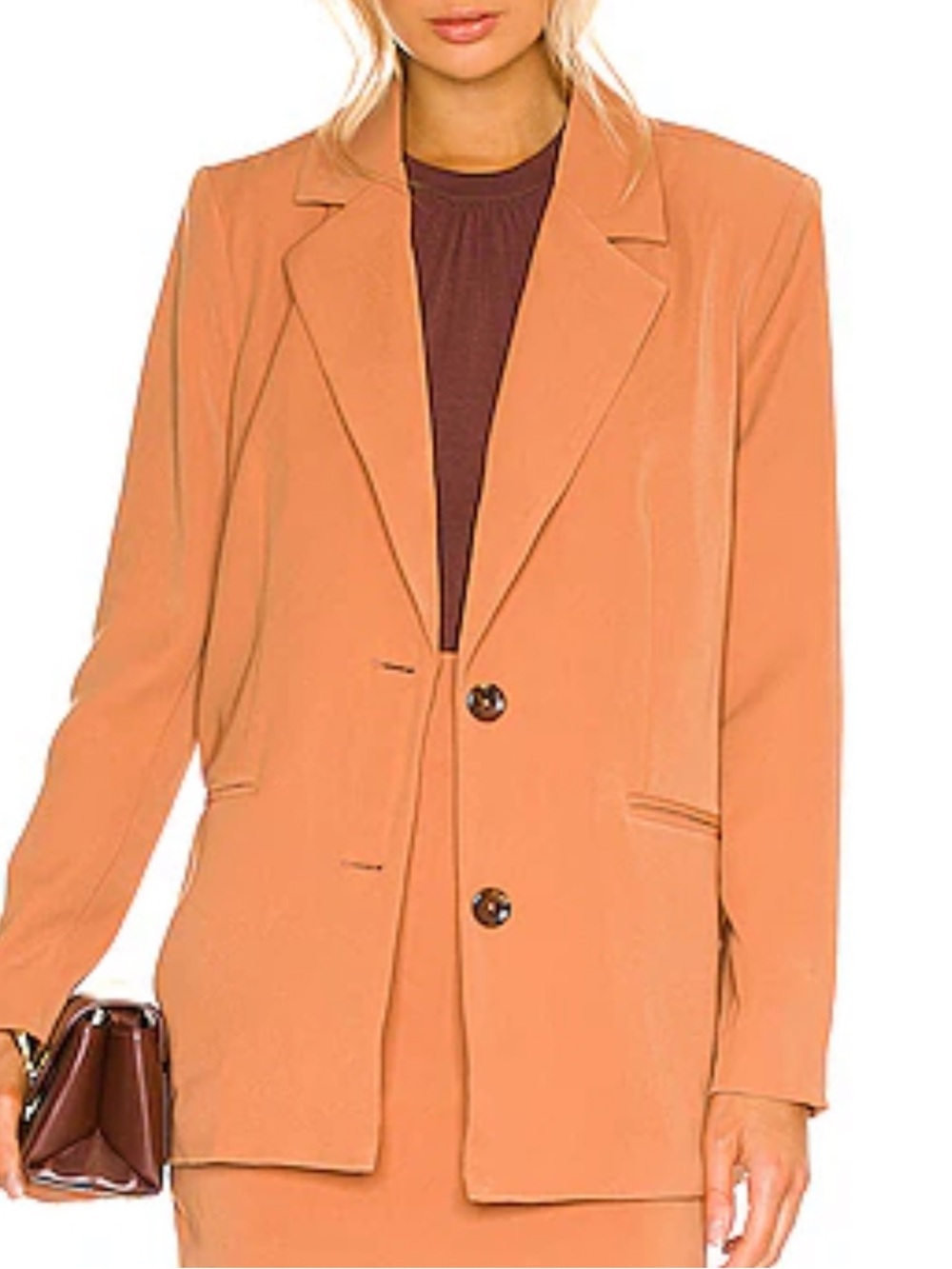 Lovers and Friends Diana Oversized Blazer in Caramel M